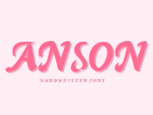 Anson: A Font Designed to Bring Your Products to Life