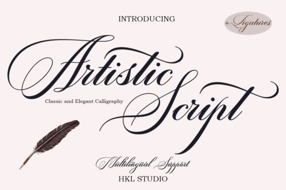 Artistic Script: A Display Font Designed for Modern Campaigns