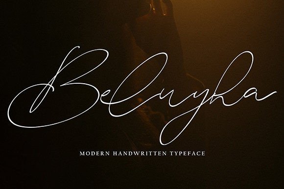 Beluyha: The Signature Script Font That Elegantly Elevates Your Brand