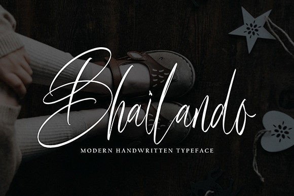 Bhailando: A Signature Script Font for Digital Marketing