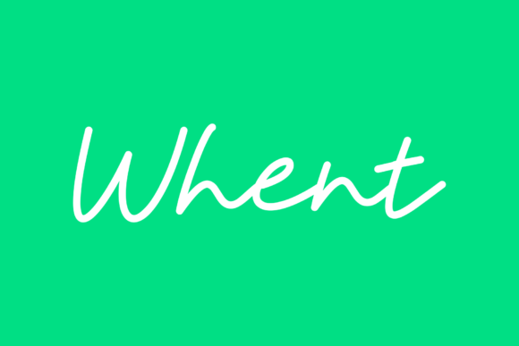 Choosing Whent: Testing a Bold Handwritten Font for Digital Layouts