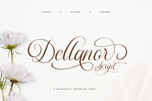 Dellanor Script: A Luxurious Font for Crafted Products