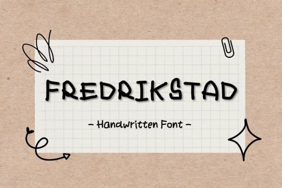 Fredrikstad Font: A Friendly Handwritten Script for Small Business Branding