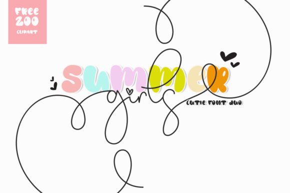 Girls Summer: A Chic and Cheery Font Duo for Modern Brands