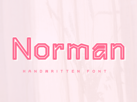 Norman: A Friendly Handwritten Font for Editorial Expression