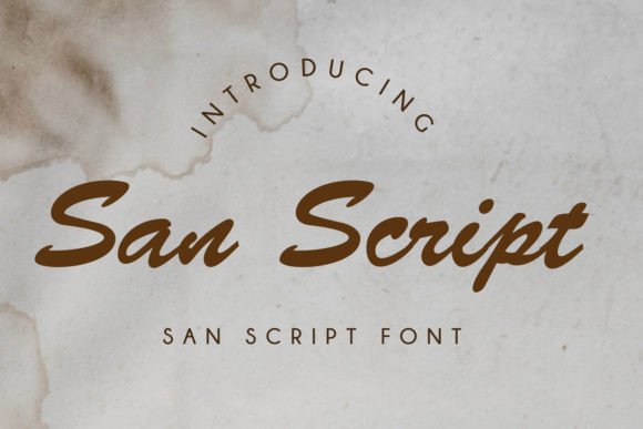 San Script: An Authentic Font for Your Brand's Unique Voice