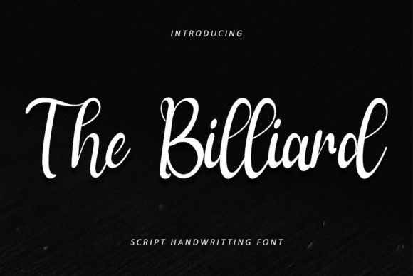 The Billiard: A Handwritten Font That Builds Brand Trust
