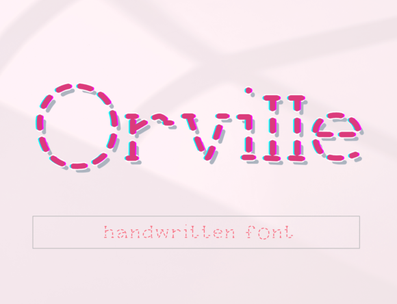 The Orville Font: A Handwritten Gem for Your Craft Business