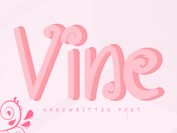 Vine: The Handwritten Font for Crafters and Product Creators