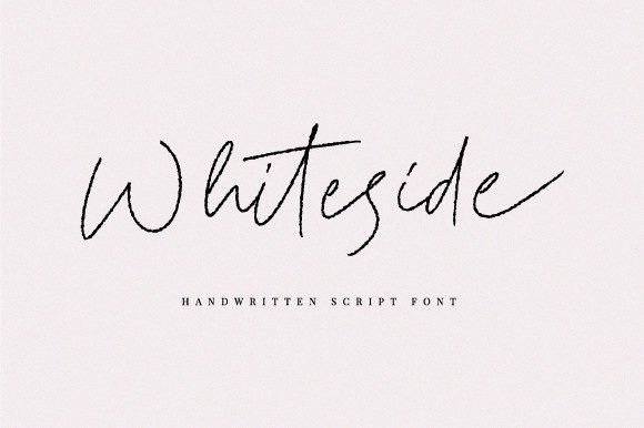 Whiteside: A Script Font Built for Campaign Visibility